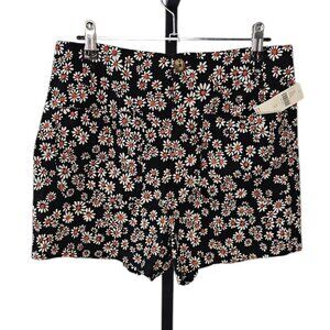 Anthropologie Maeve The Colette Shorts Pitched Linen Blend Size 30 High Rise NWT